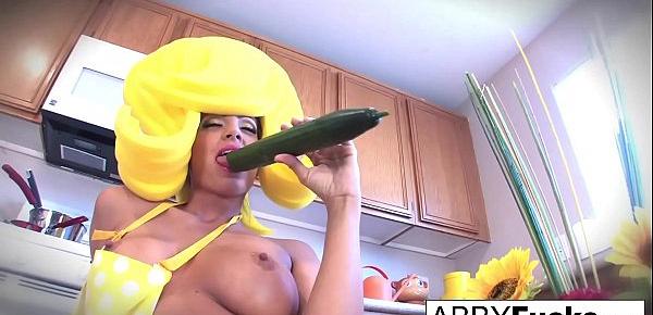  Surreal Kitchen dress up with Abigail and her giant cucumber